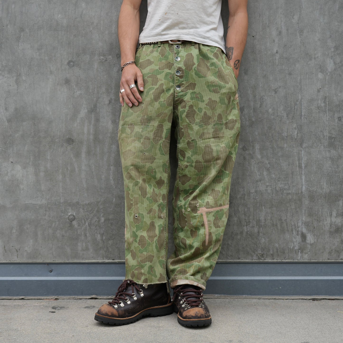 40s usmc p44 frog skin camo pants