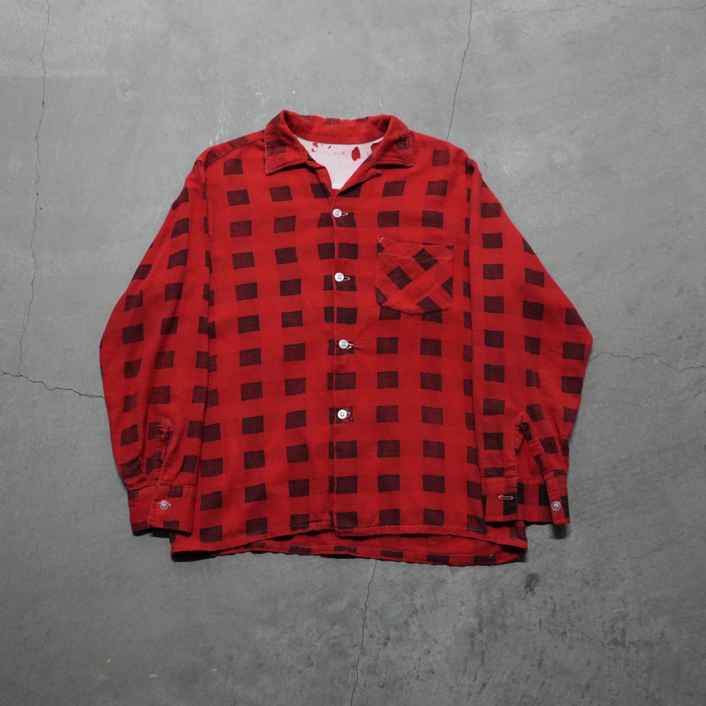 60s rayon cotton blend flannel