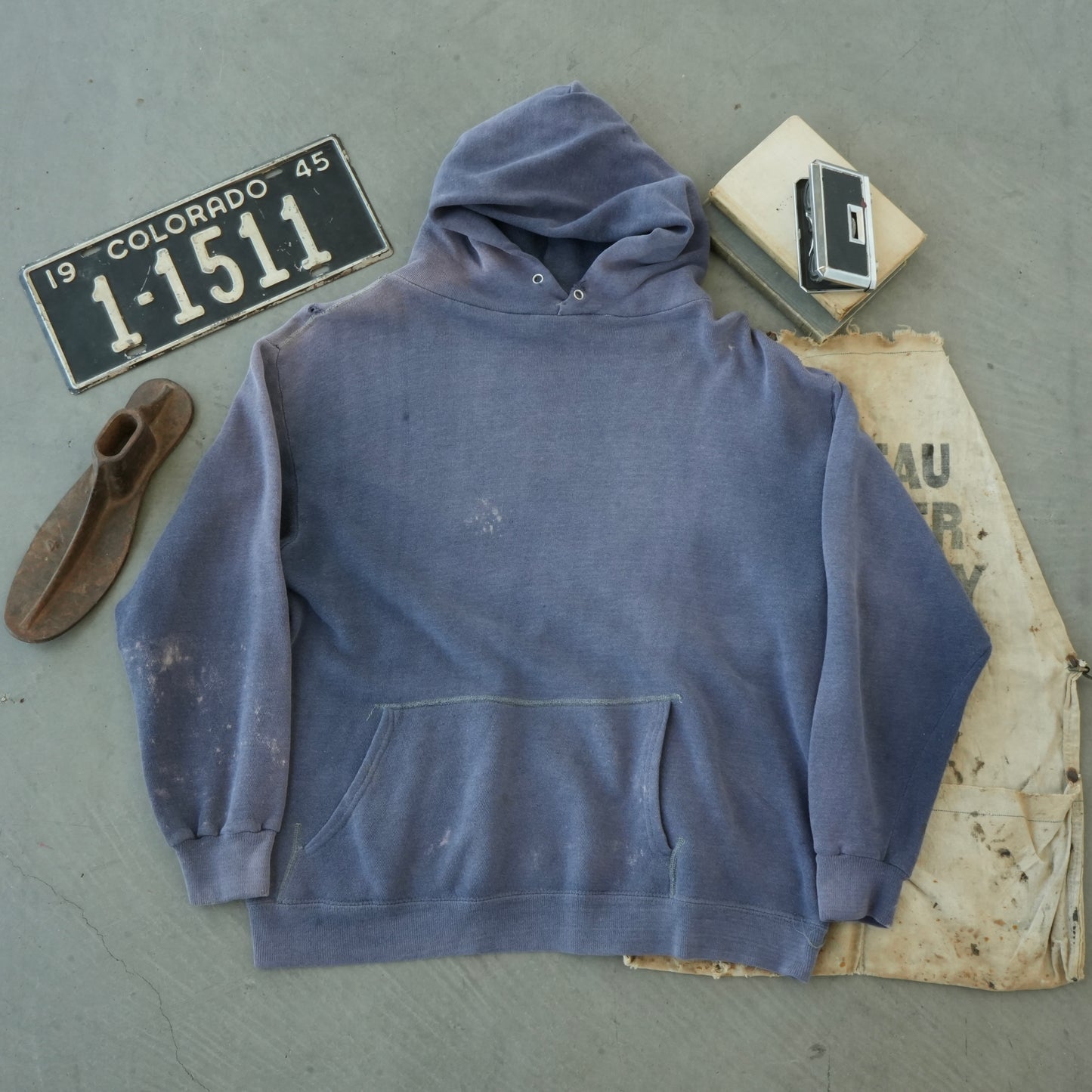 70s faded hoodie