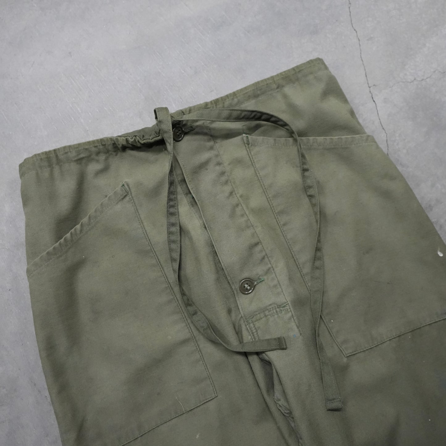 60s military coveralls converted to pants