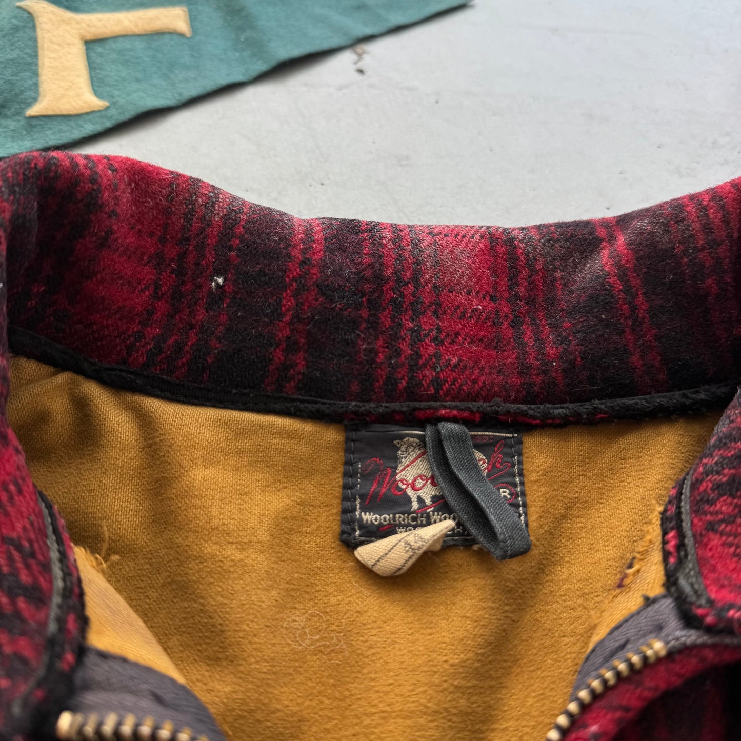 40s woolrich cropped wool jacket