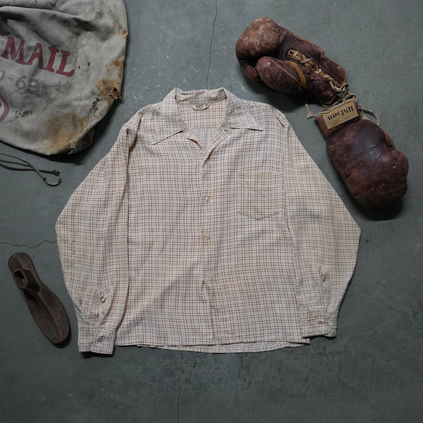 50s bvd rayon shirt