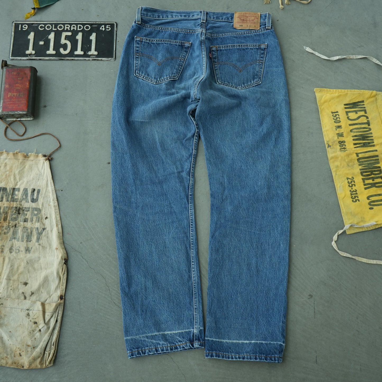 90’s Levi’s 501 Made in USA Denim Jeans