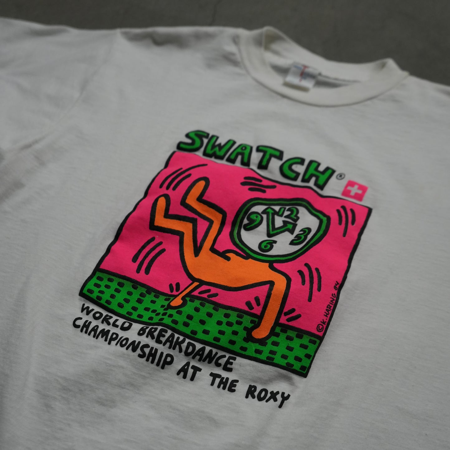 80s keith haring swatch tee