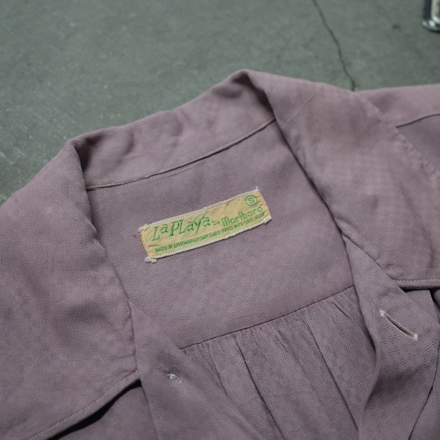 50s la playa by marlboro rayon shirt