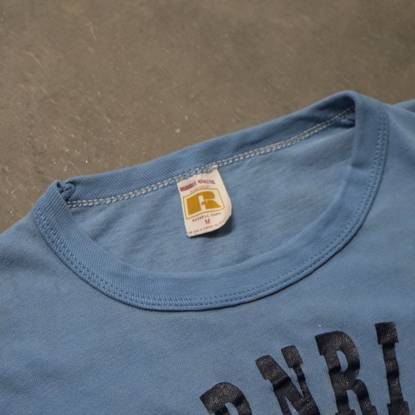 70s russell wrestling tee