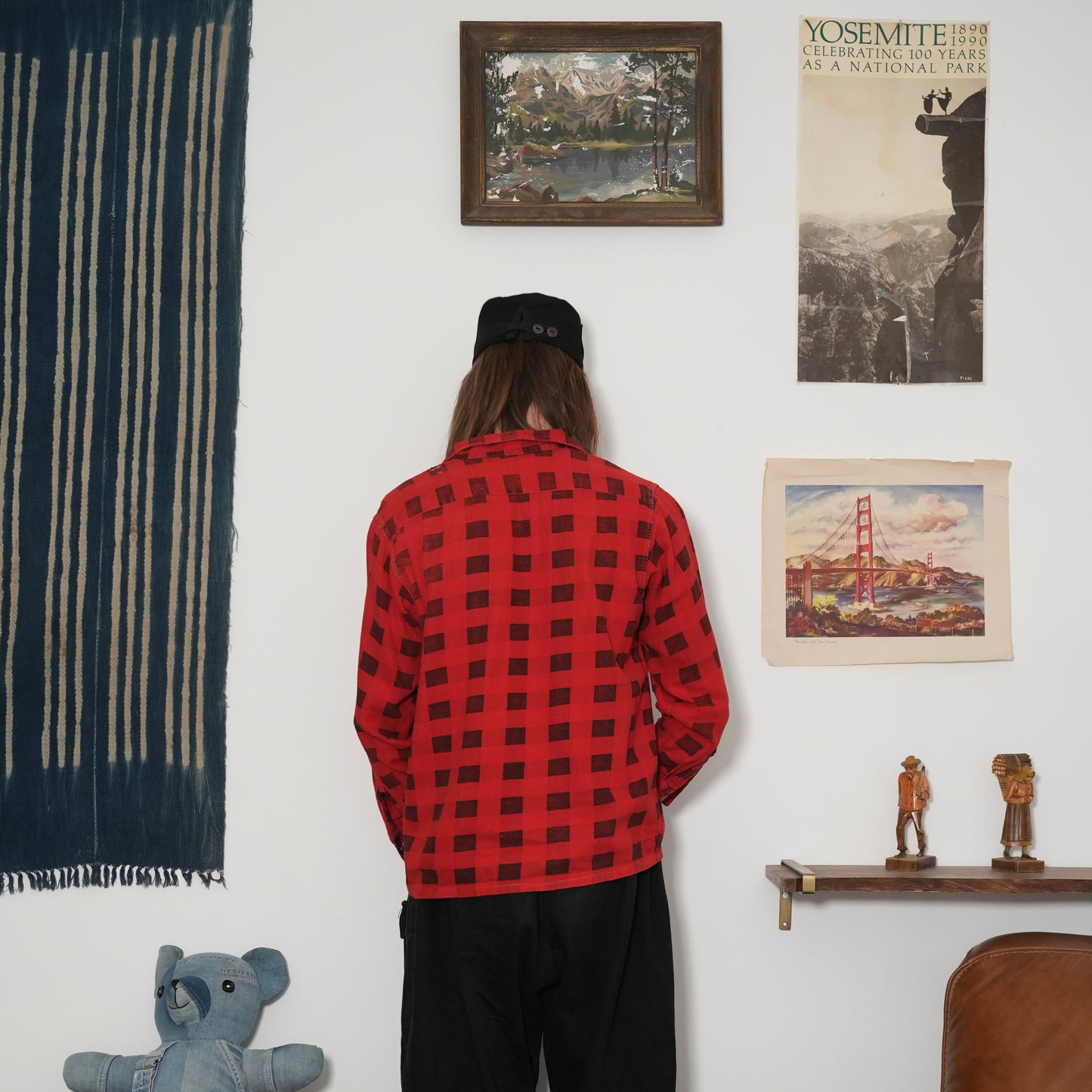 60s rayon cotton blend flannel