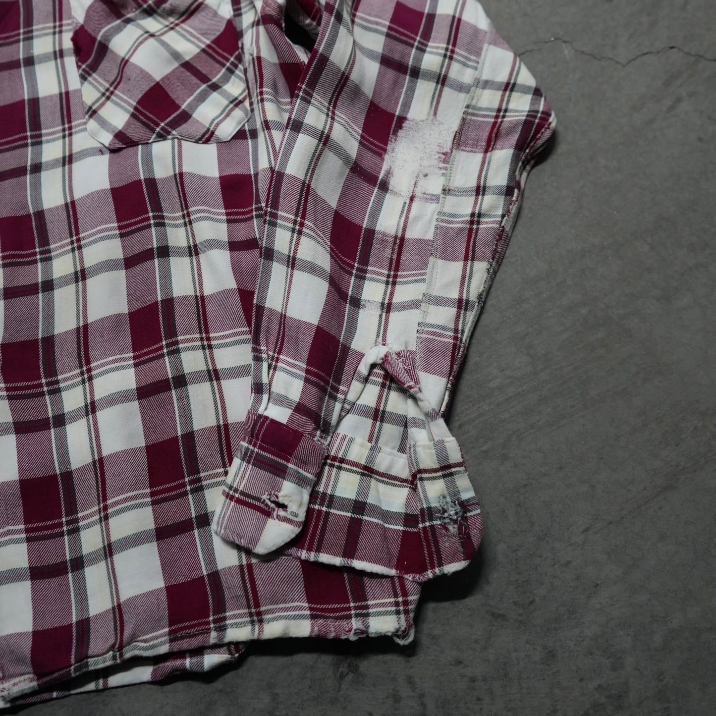 50s rayon flannel