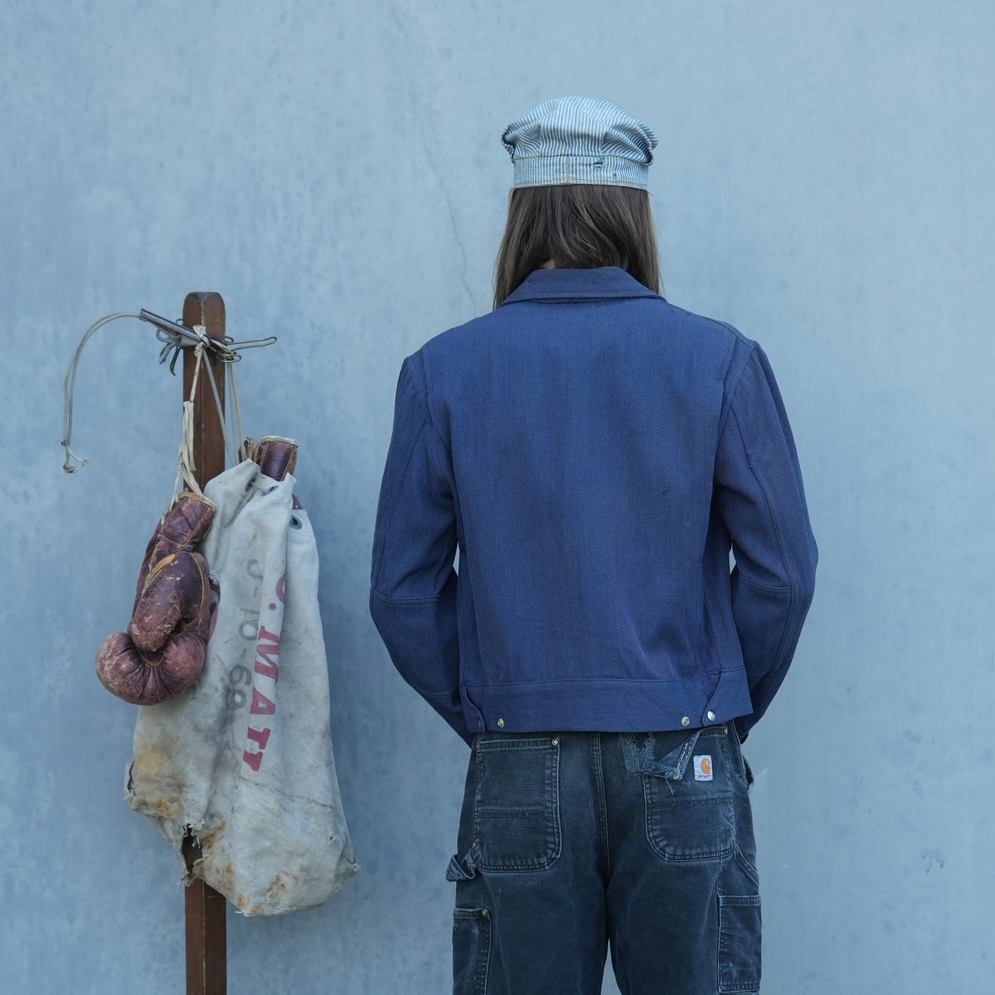 50s black bear whipcord jacket