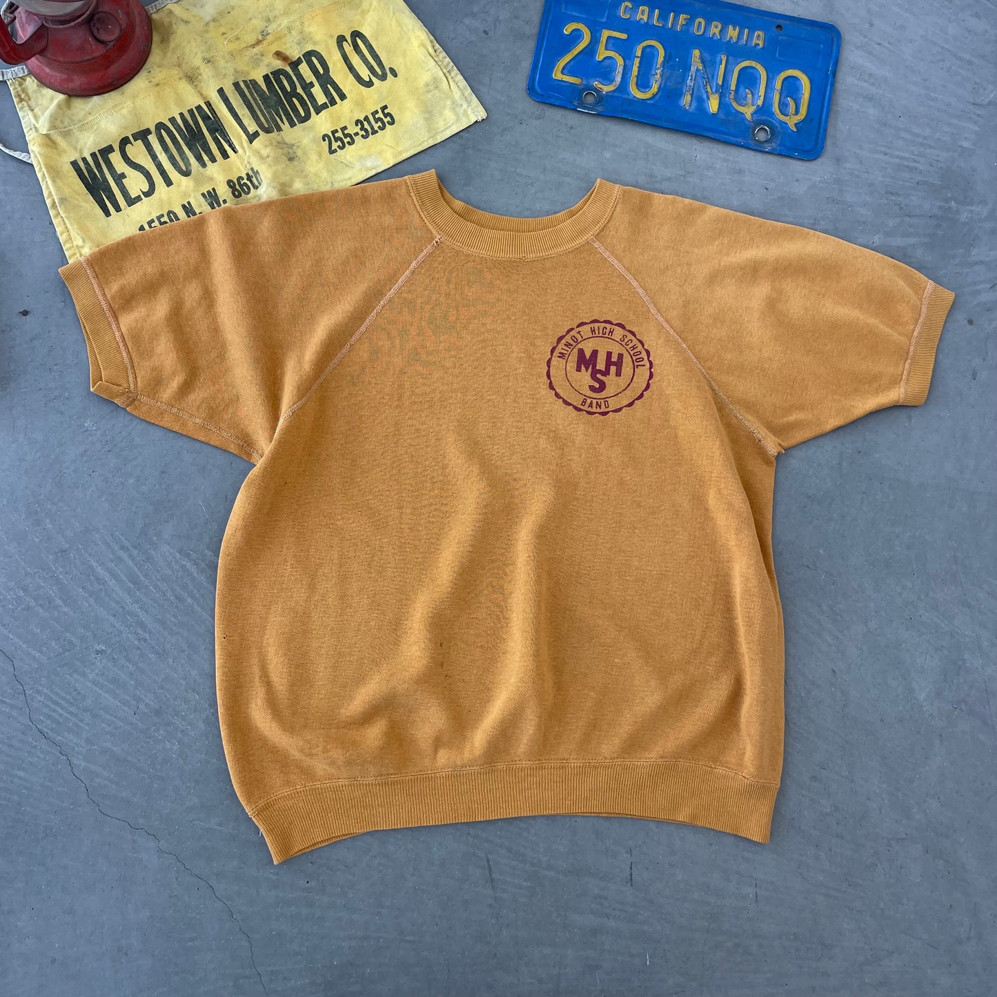 60’s Minot High Short Sleeve Raglan Sweatshirt
