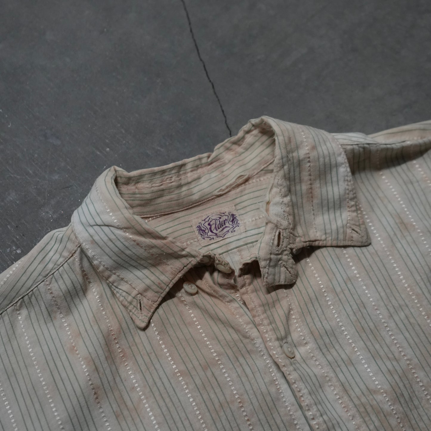 20s elder chinstrap work shirt