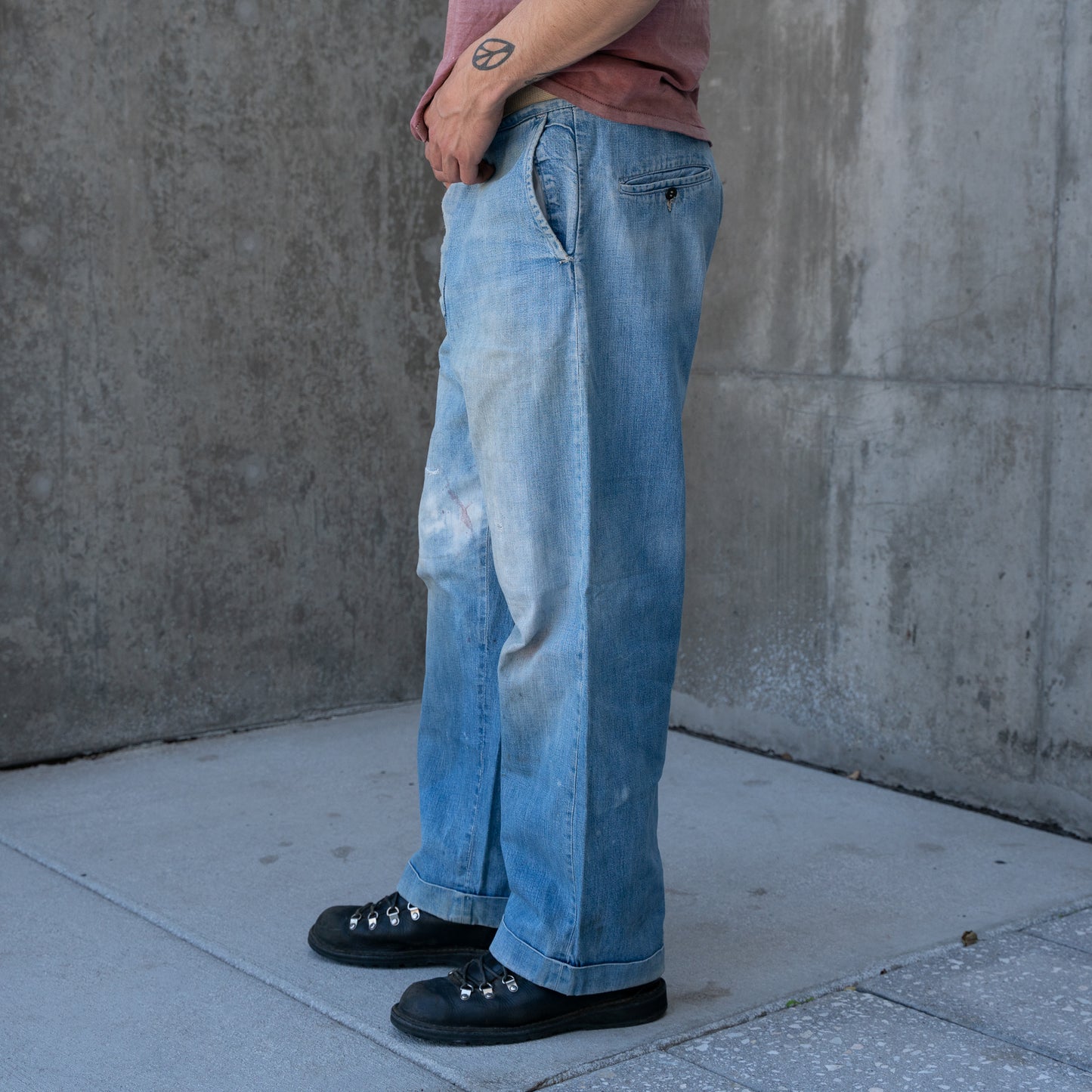 40s denim chinos