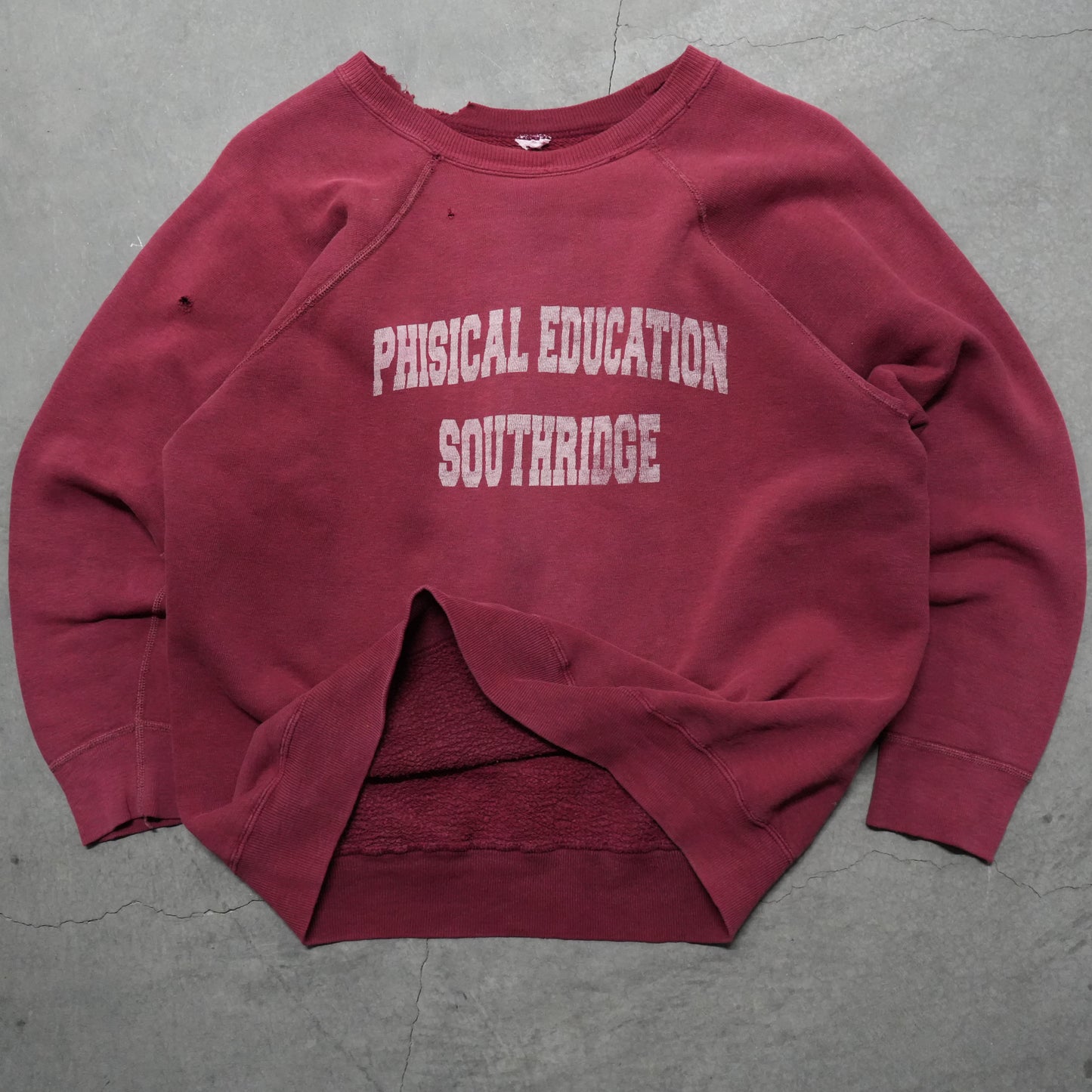 60s faded PE sweat