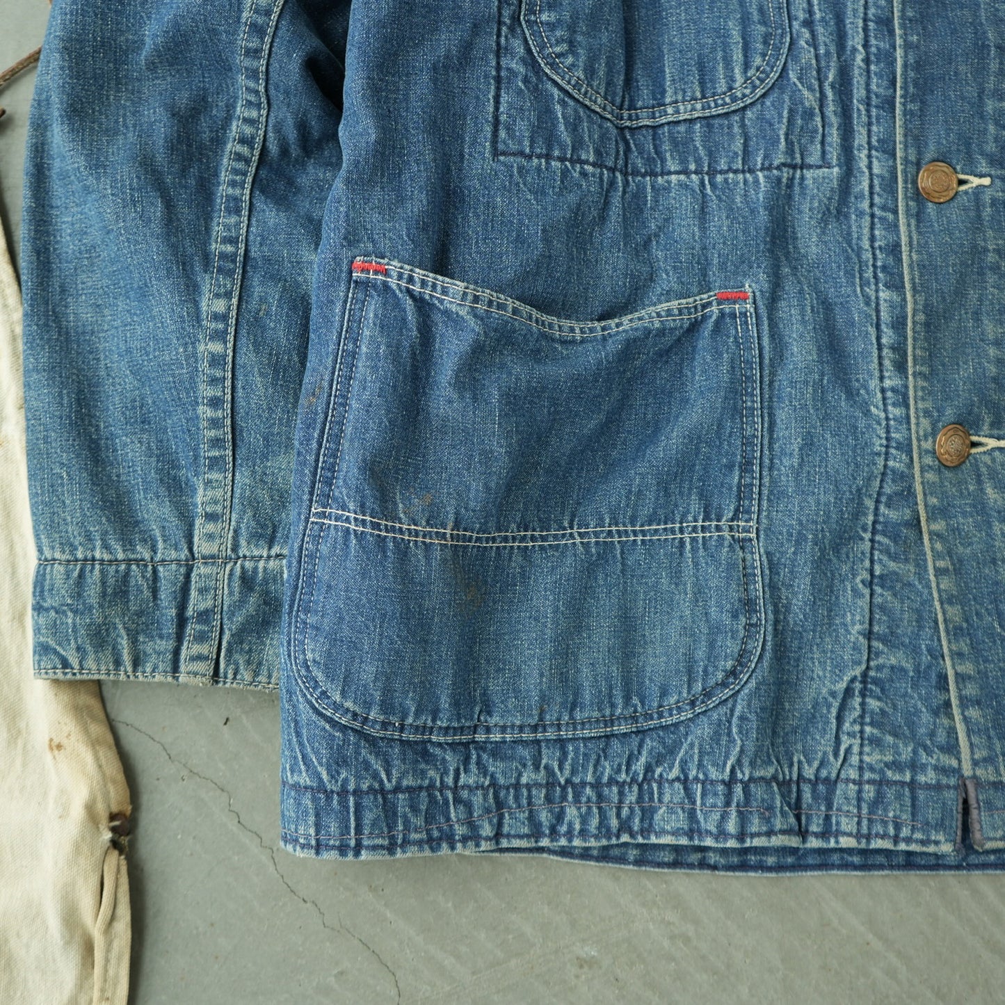 Wrangler Blue Bell Blanket Lined Denim Chore Coat