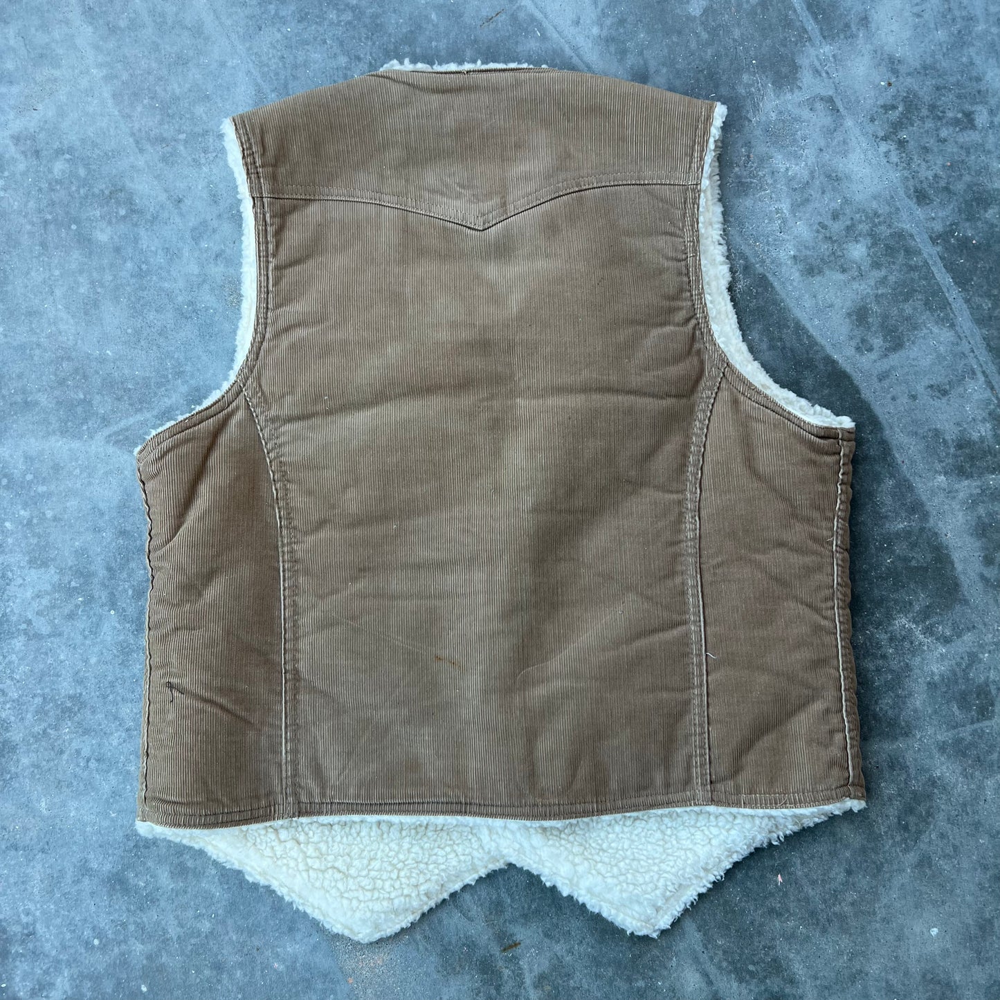 70s levi’s corduroy vest