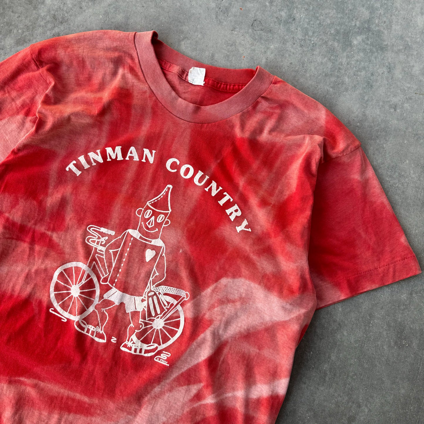 70s sun faded tinman tee