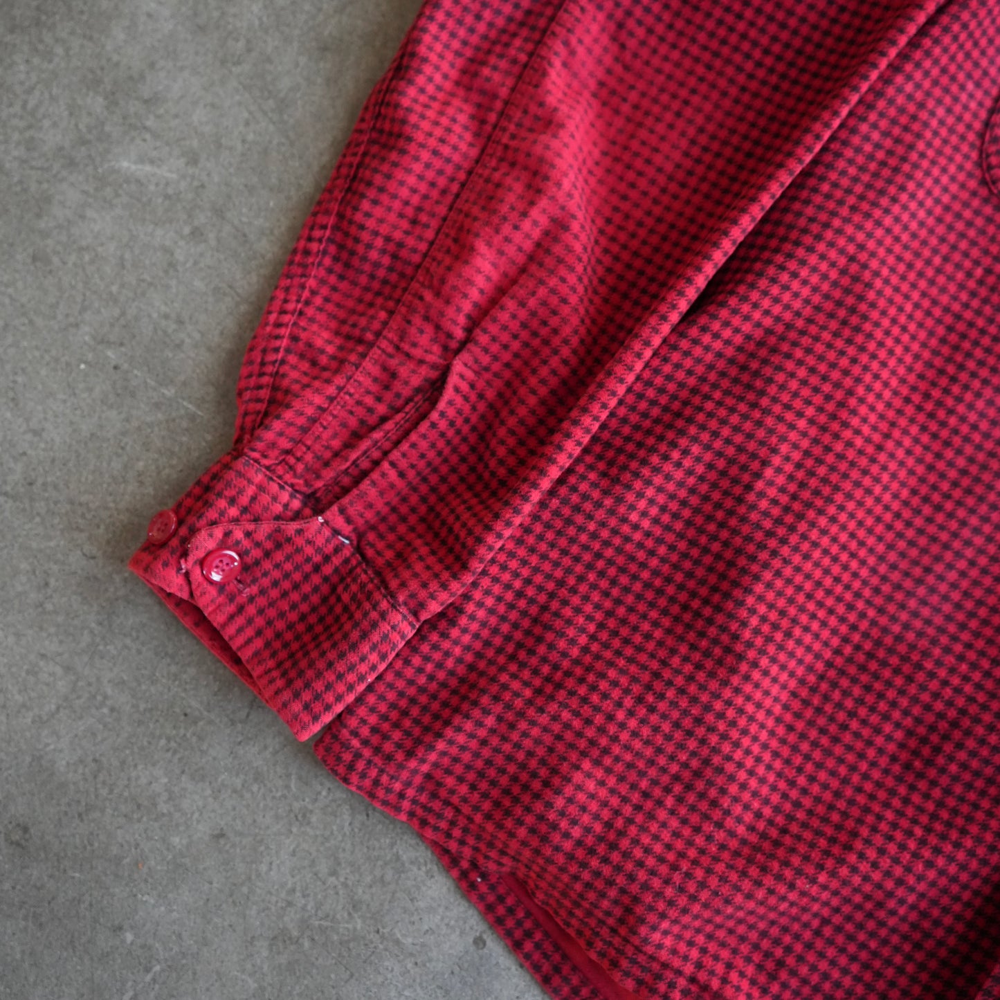 60s cotton printed flannel