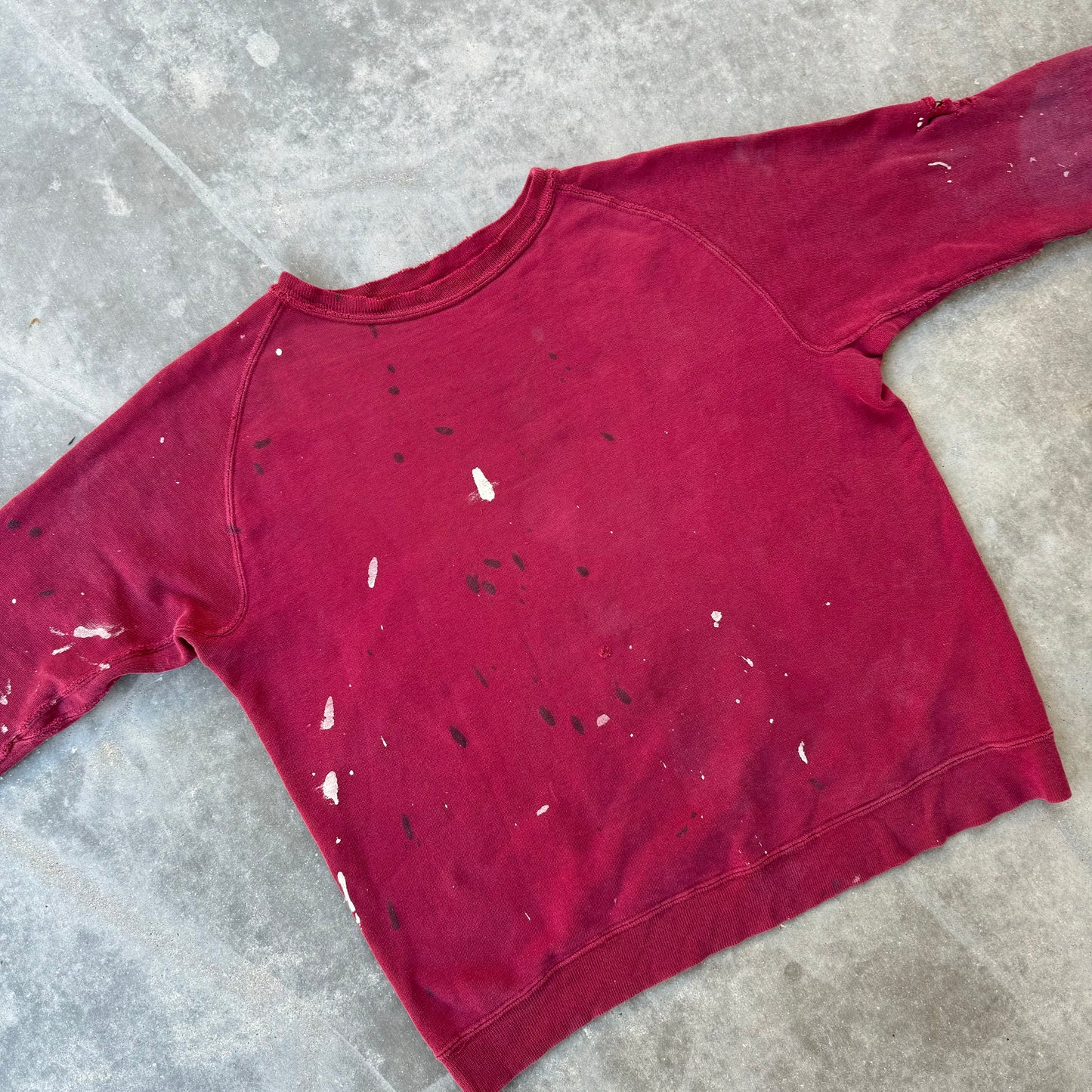 50s painted freedom sleeve sweat