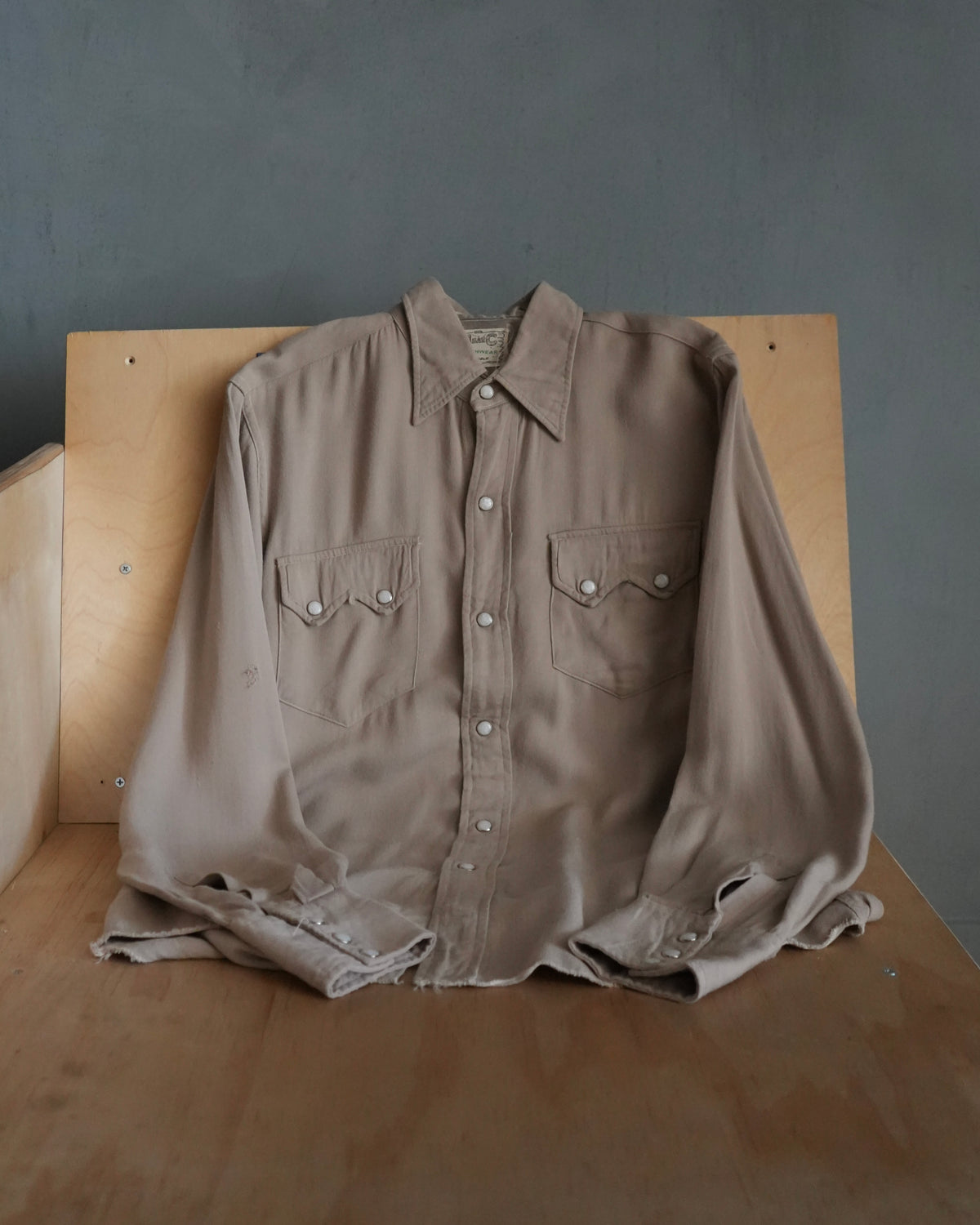 40s H Bar C Gaberdine Saw pocket Shirt
