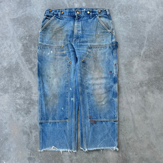 90s carhartt denim double knees