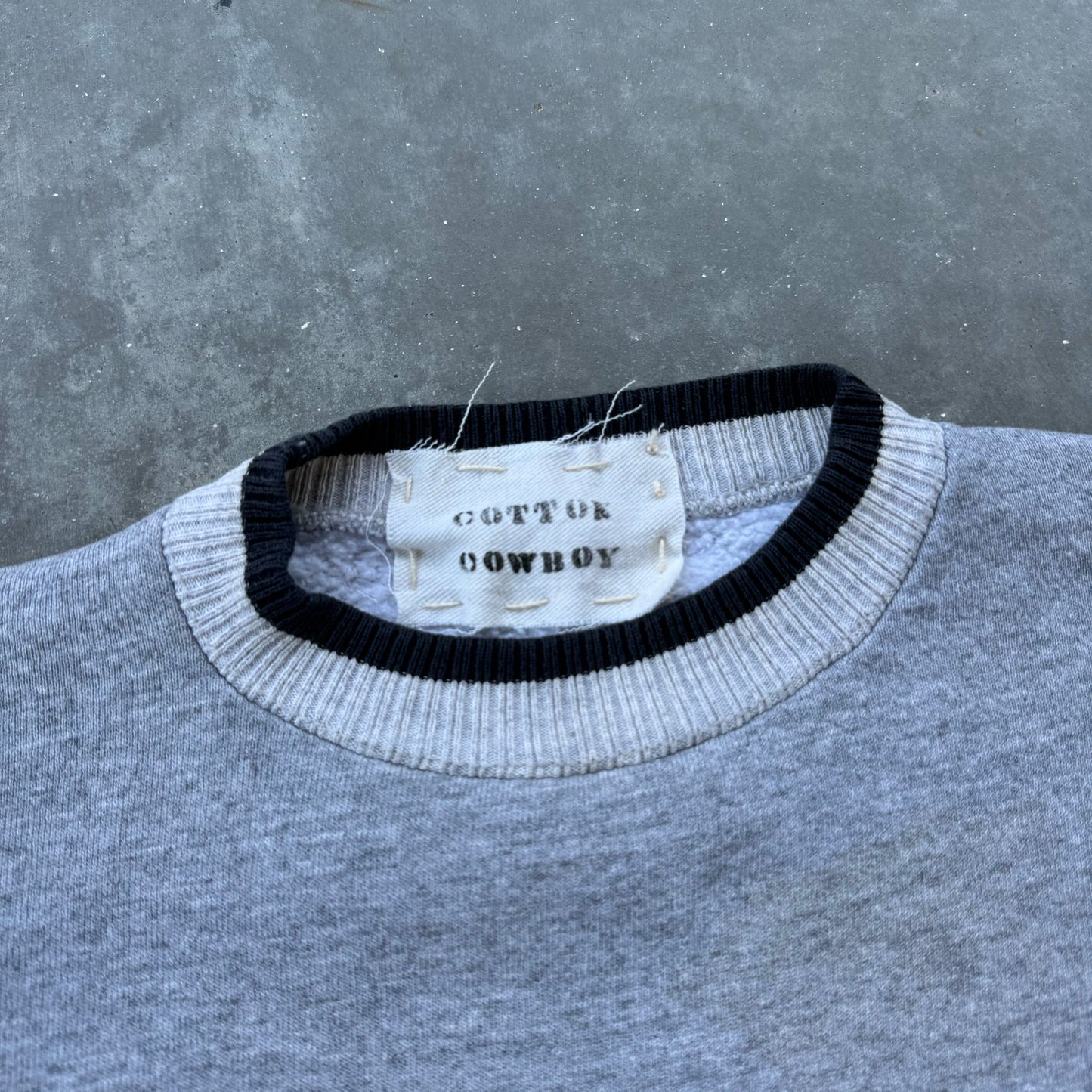 cotton cowboy crewneck