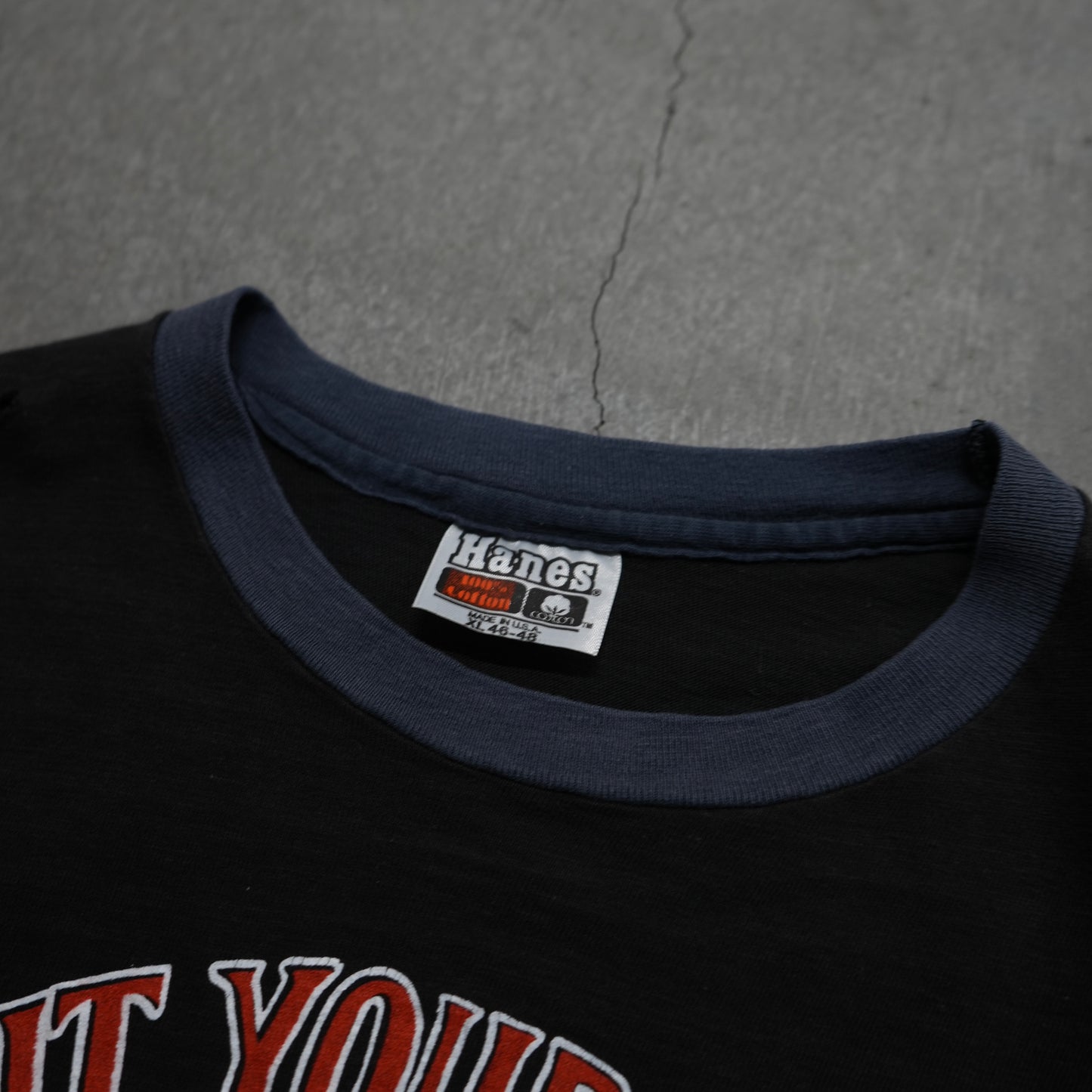 80s two tone harley tee