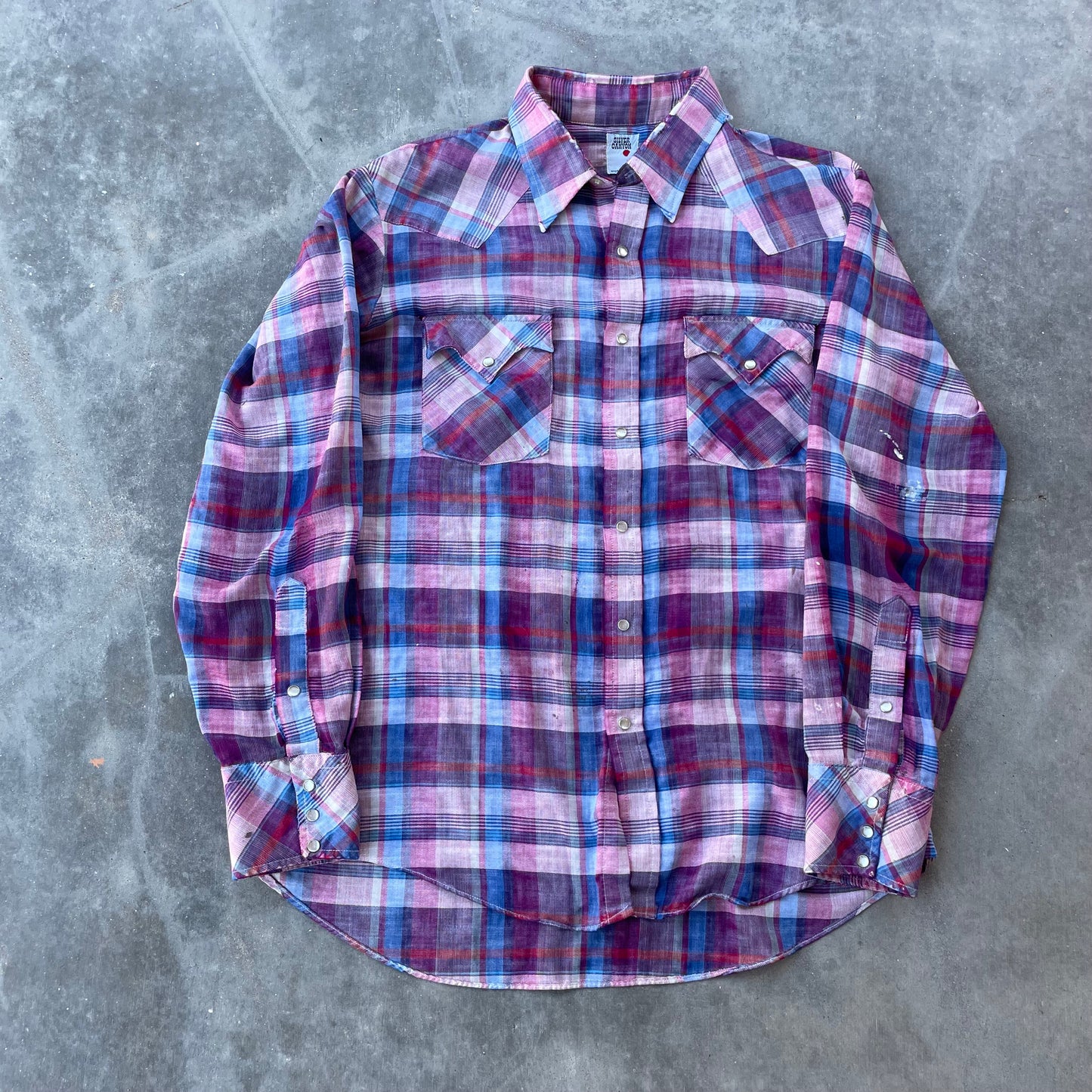 Silver Canyon 70’s Pearl Snap Western Shirt