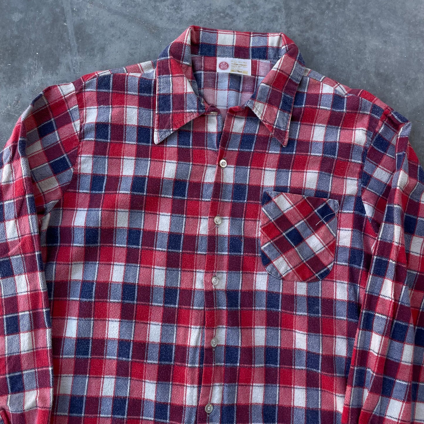 Kings Road Red Plaid Flannel