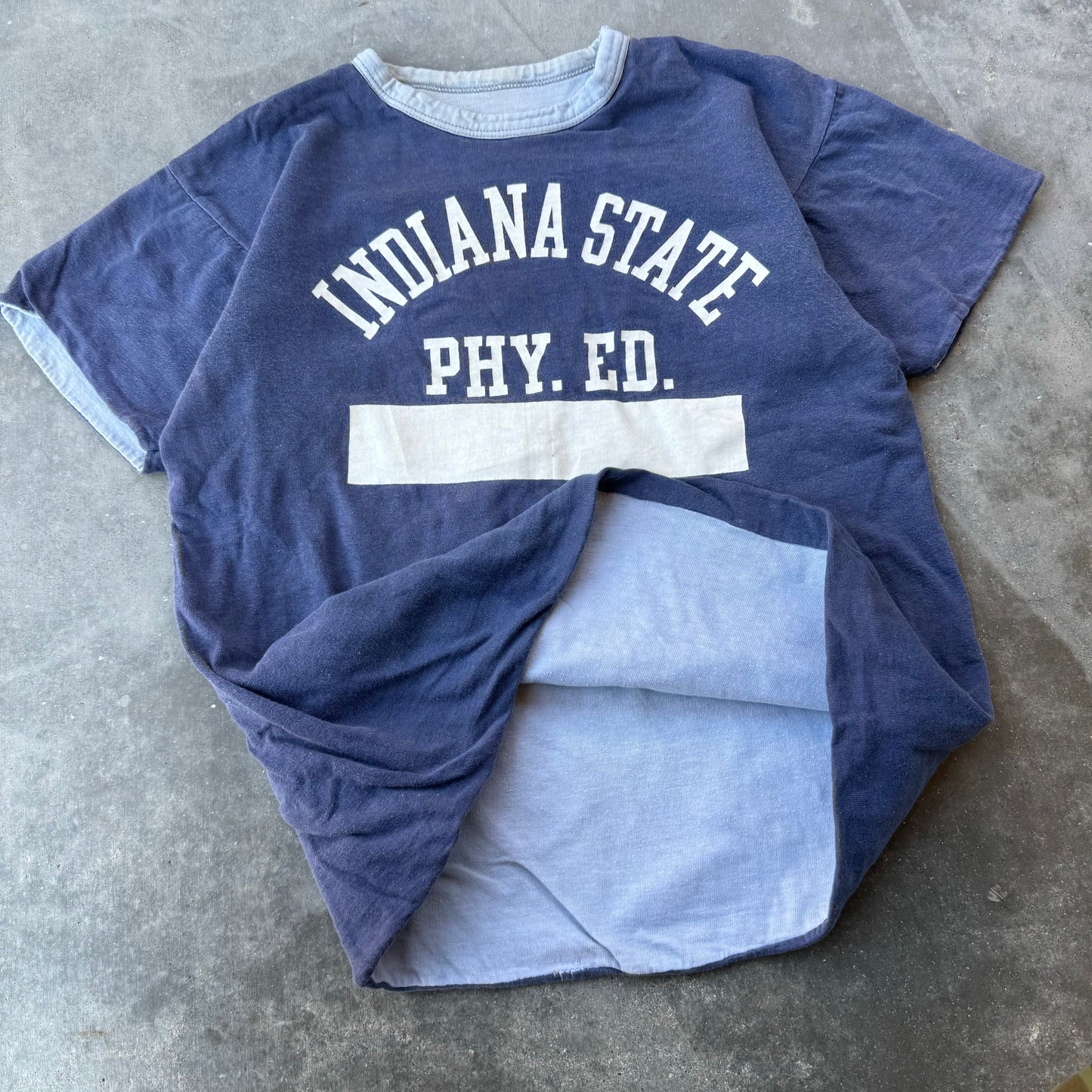 60s indiana state reversible tee