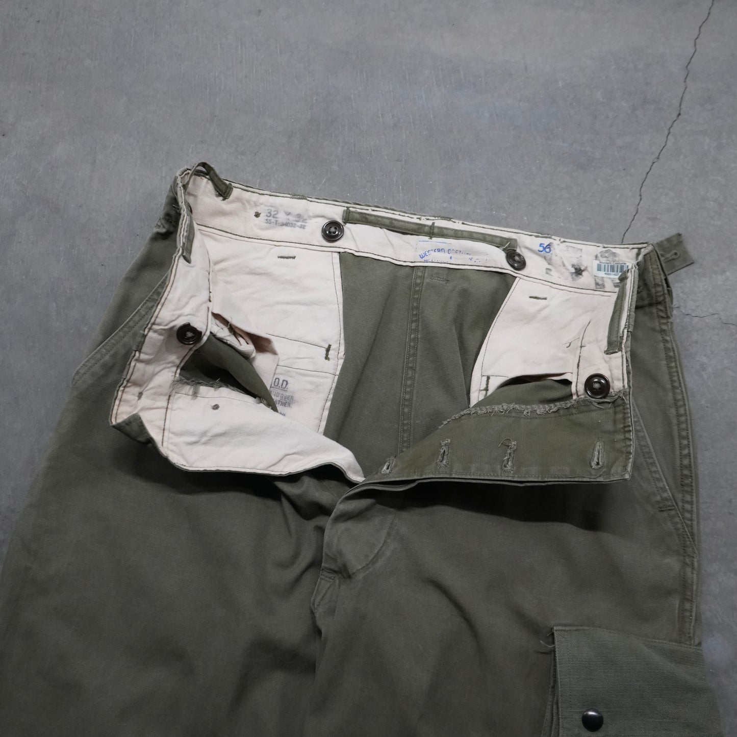 50s modified military pants