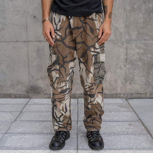 80s hunting camo cargo pants