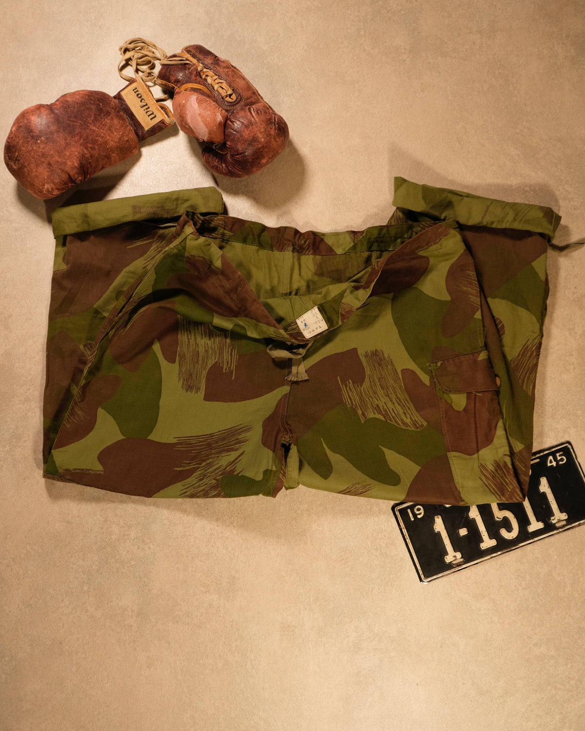 50s Belgium Brushstroke Camo Pants