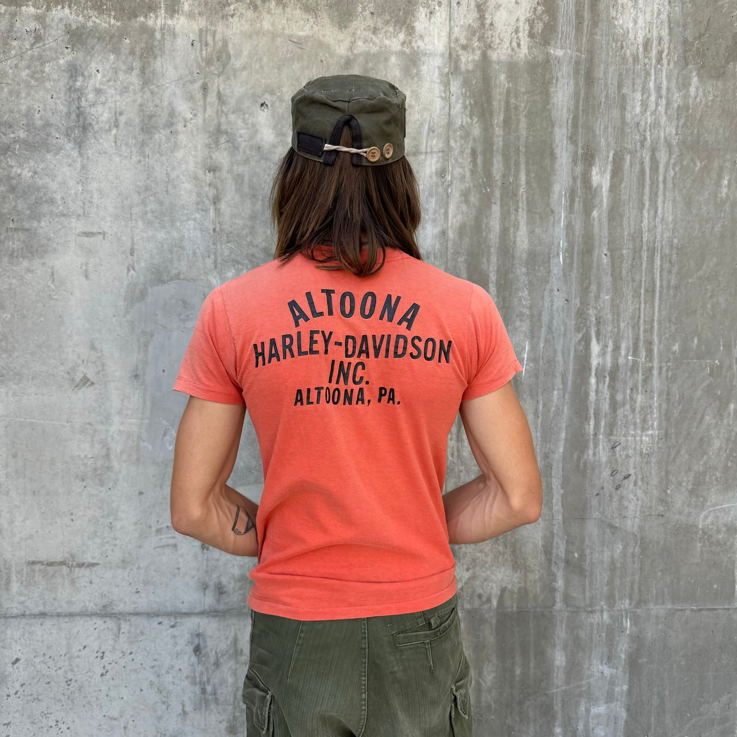 70s harley davidson tee