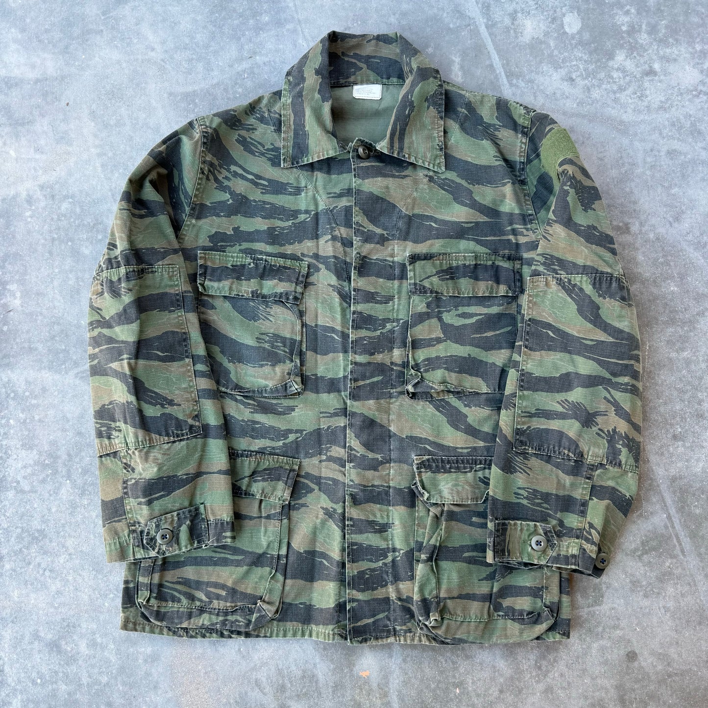 80s military camo jacket