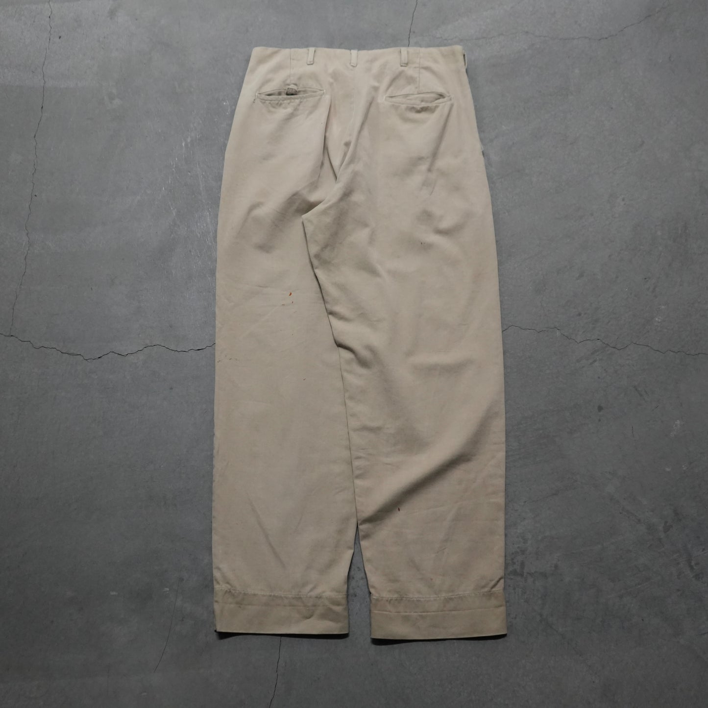 40s pleated chinos