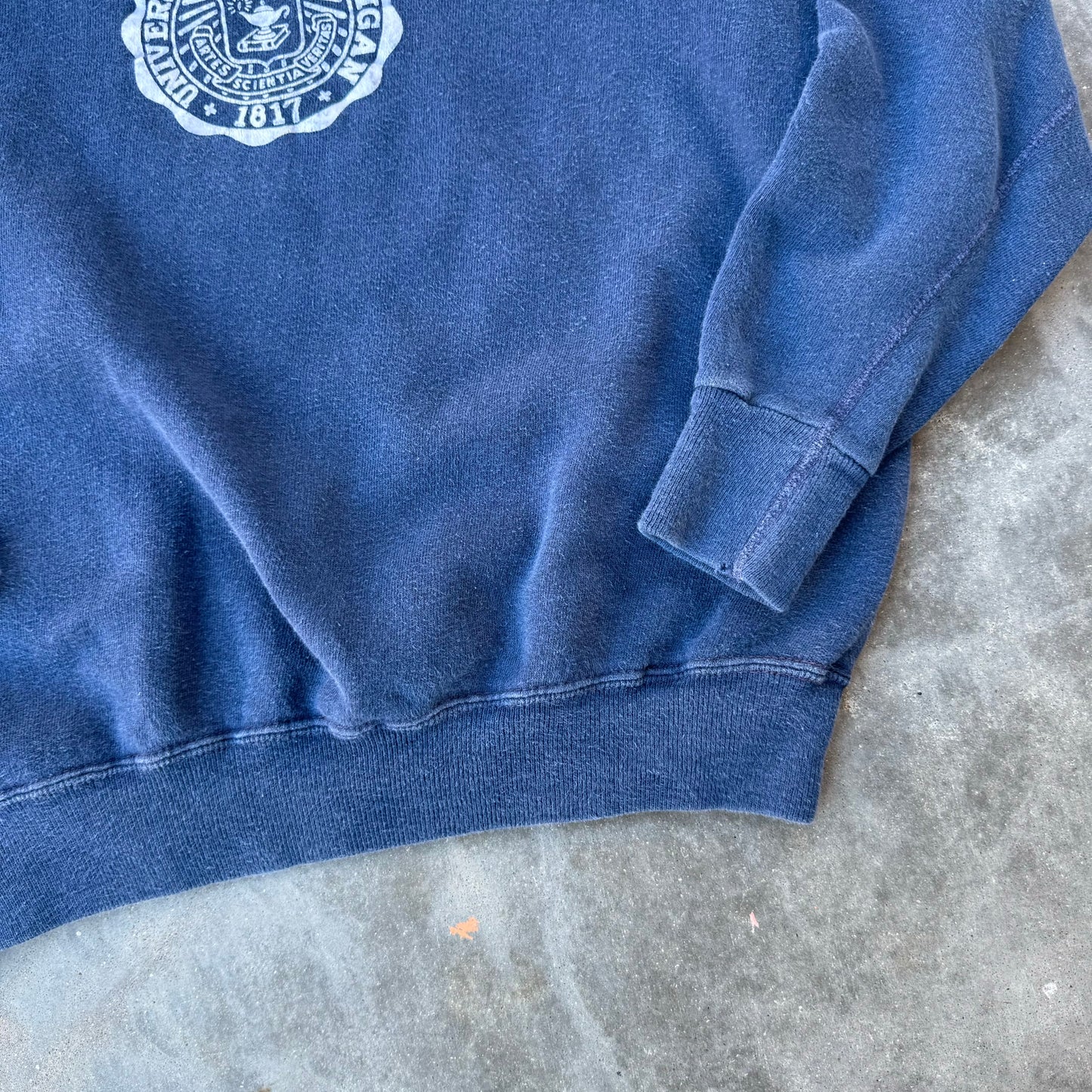 70s michigan flock sweat