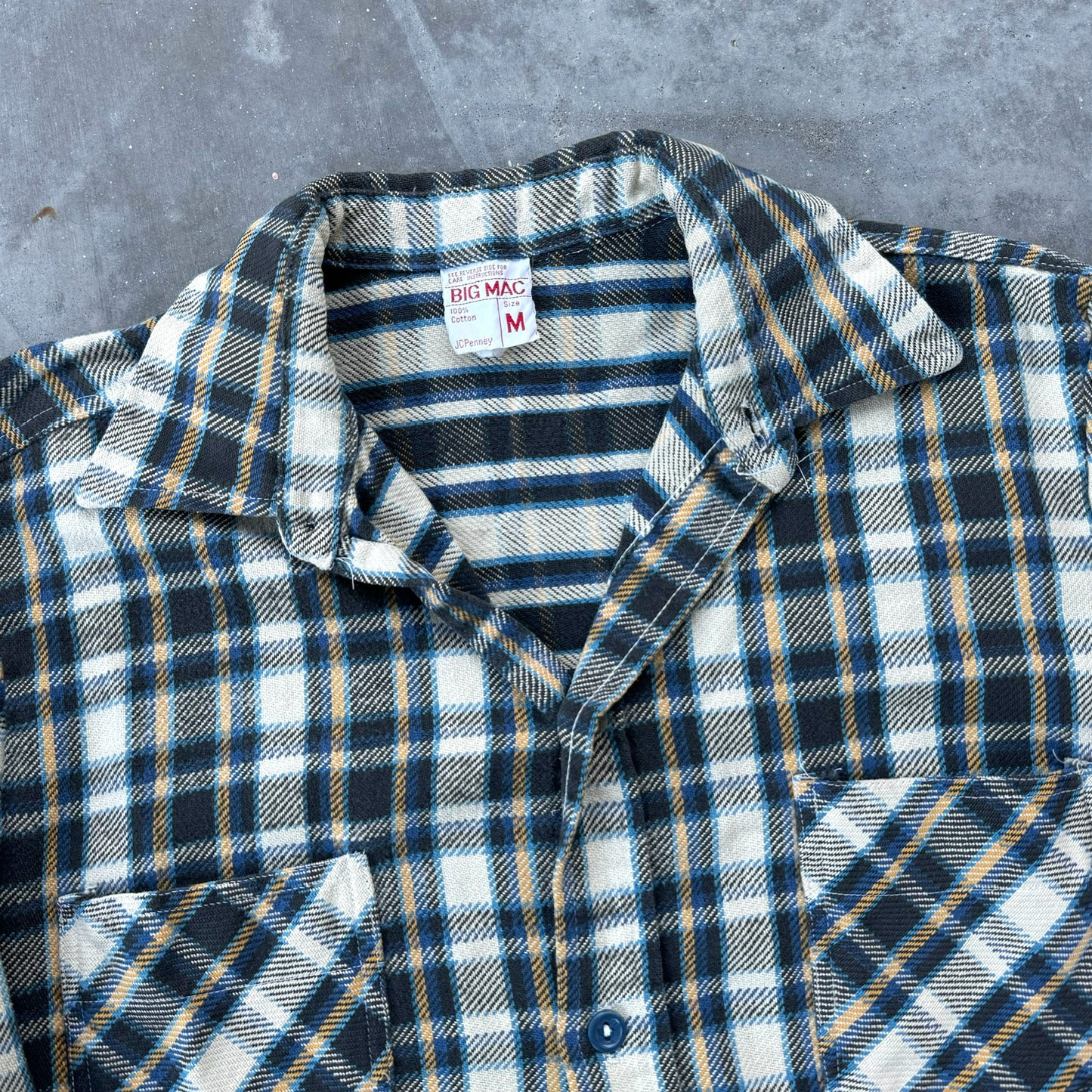 70’s Big Mac Cotton Plaid Flannel