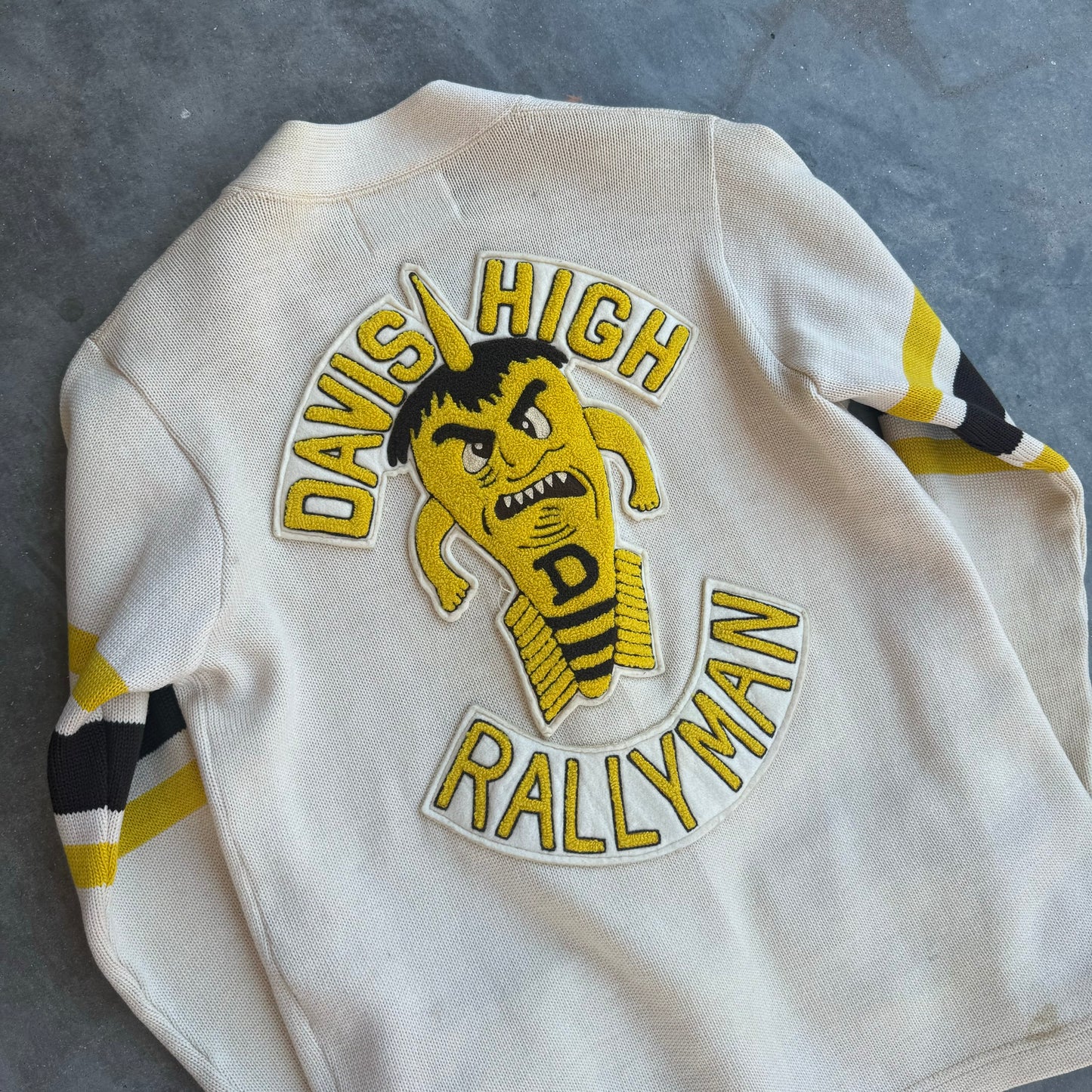 70s varsity cardigan