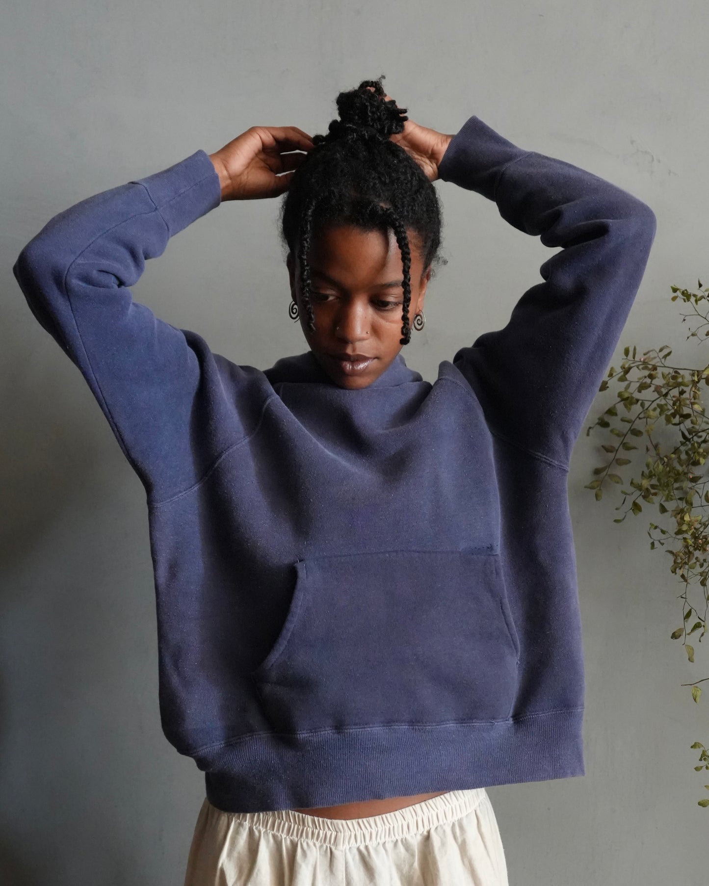 60s Faded Navy Hoodie