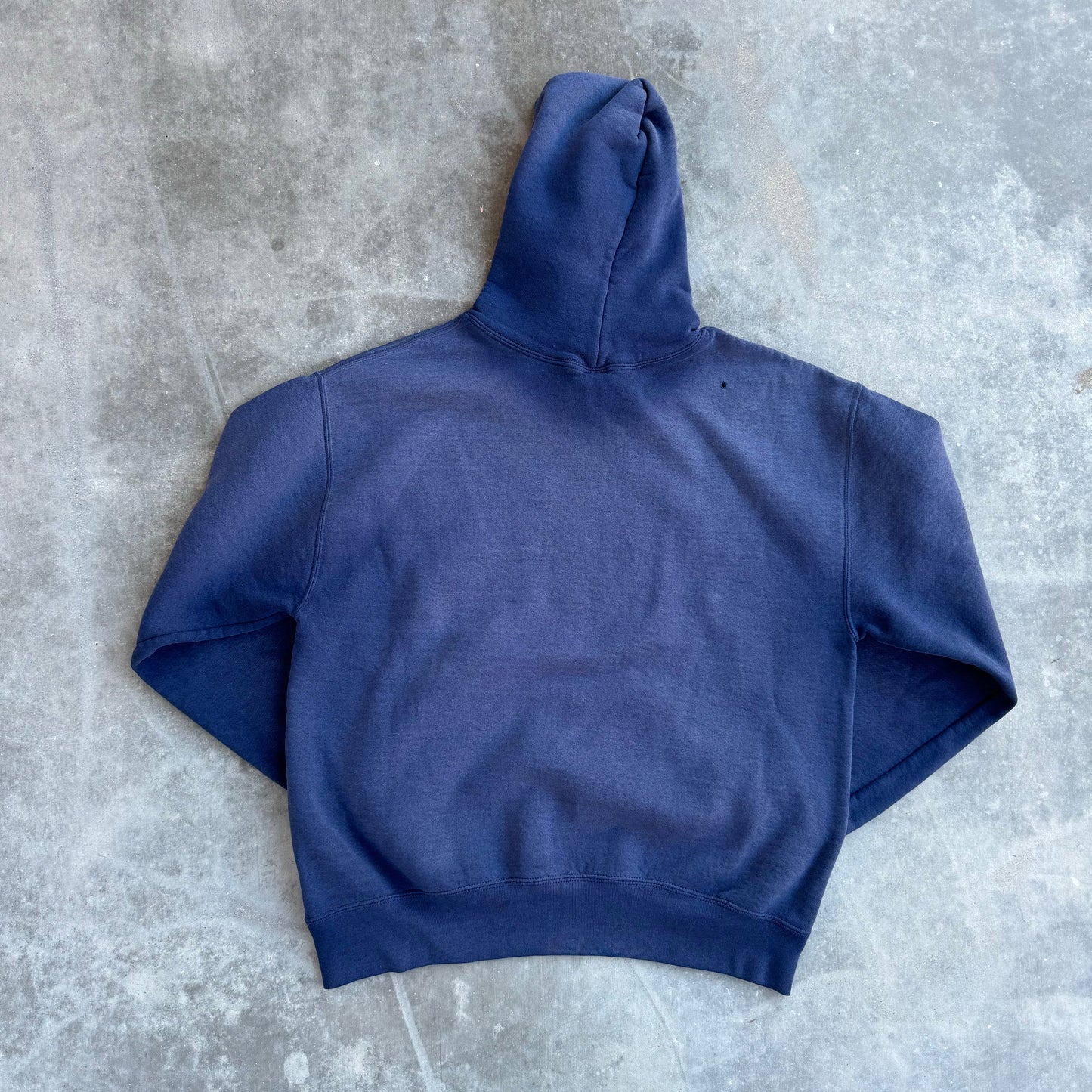 90s faded navy russell hoodie