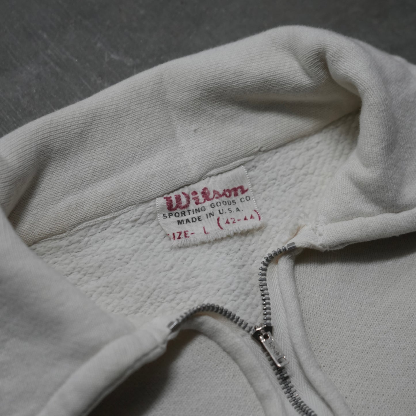 50s central bears 1/4 zip sweats