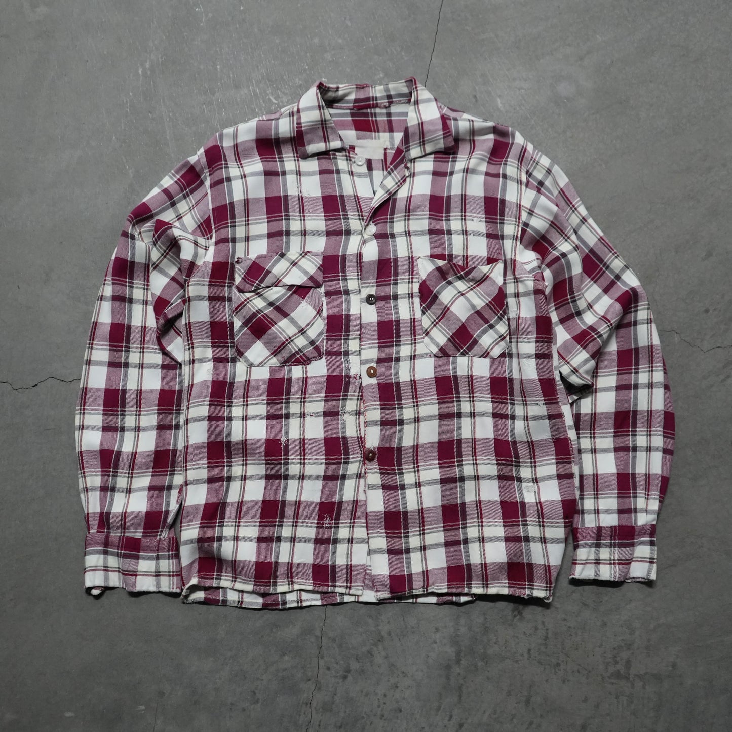 50s rayon flannel