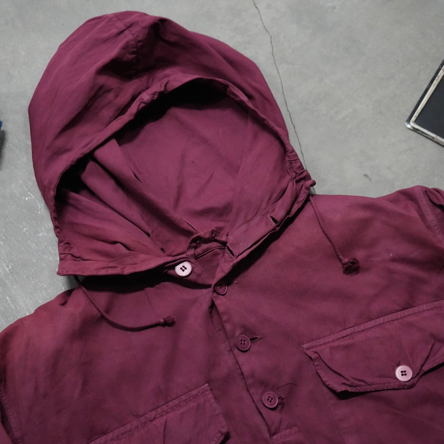 40s over dyed military smock