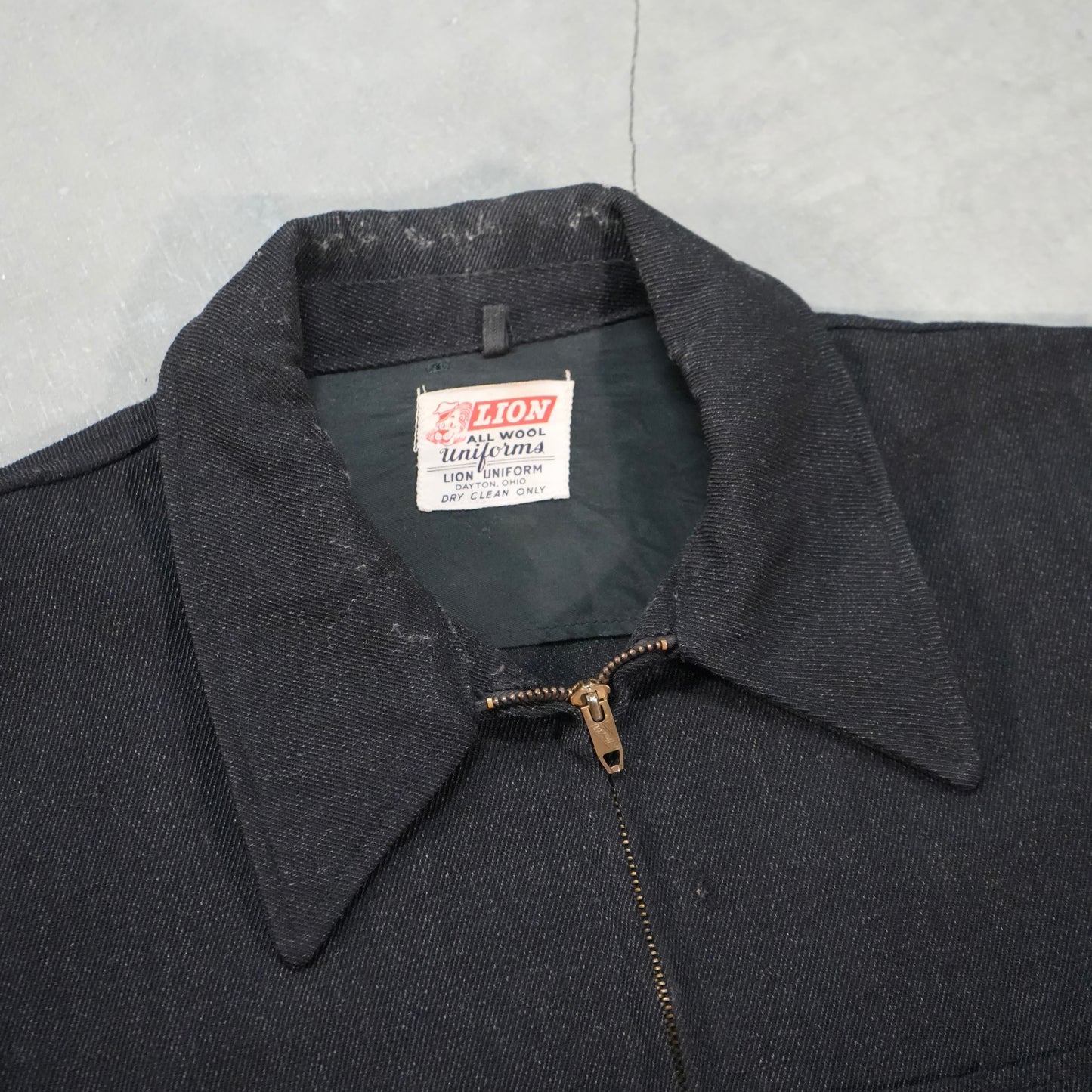 50s black two pocket jacket