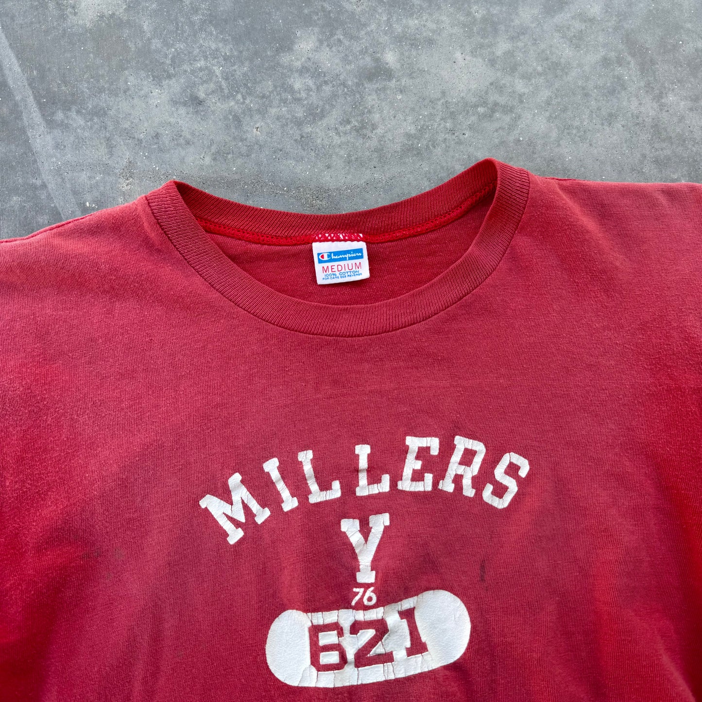 70s champion millers tee