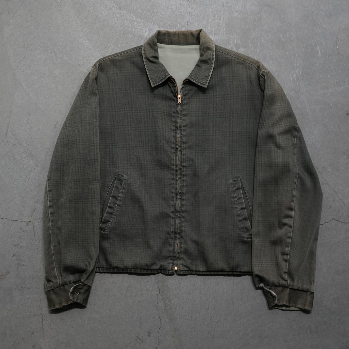 50s plaid reversible ricky jacket