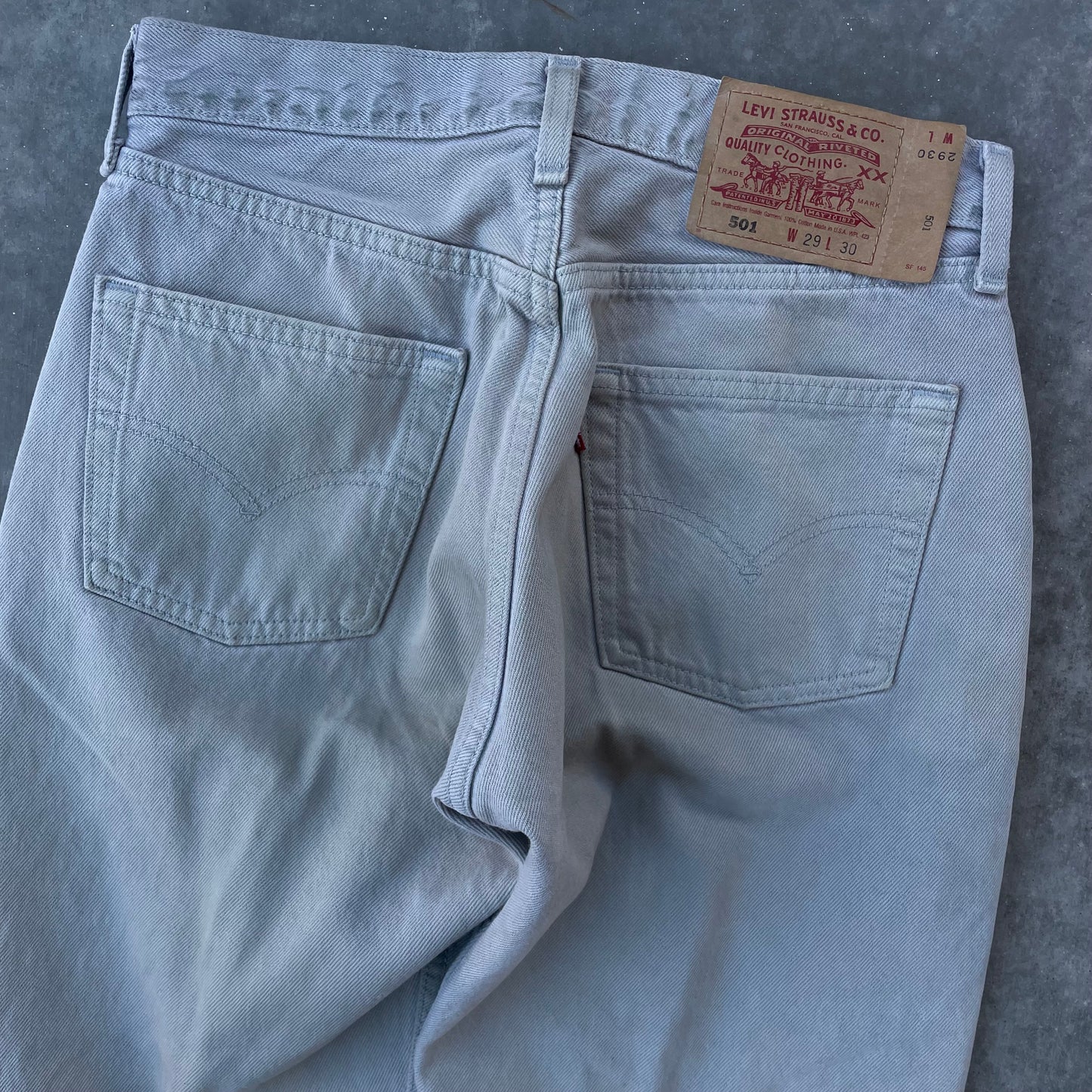 Levi’s 501 Made in USA Jeans - Slate Grey