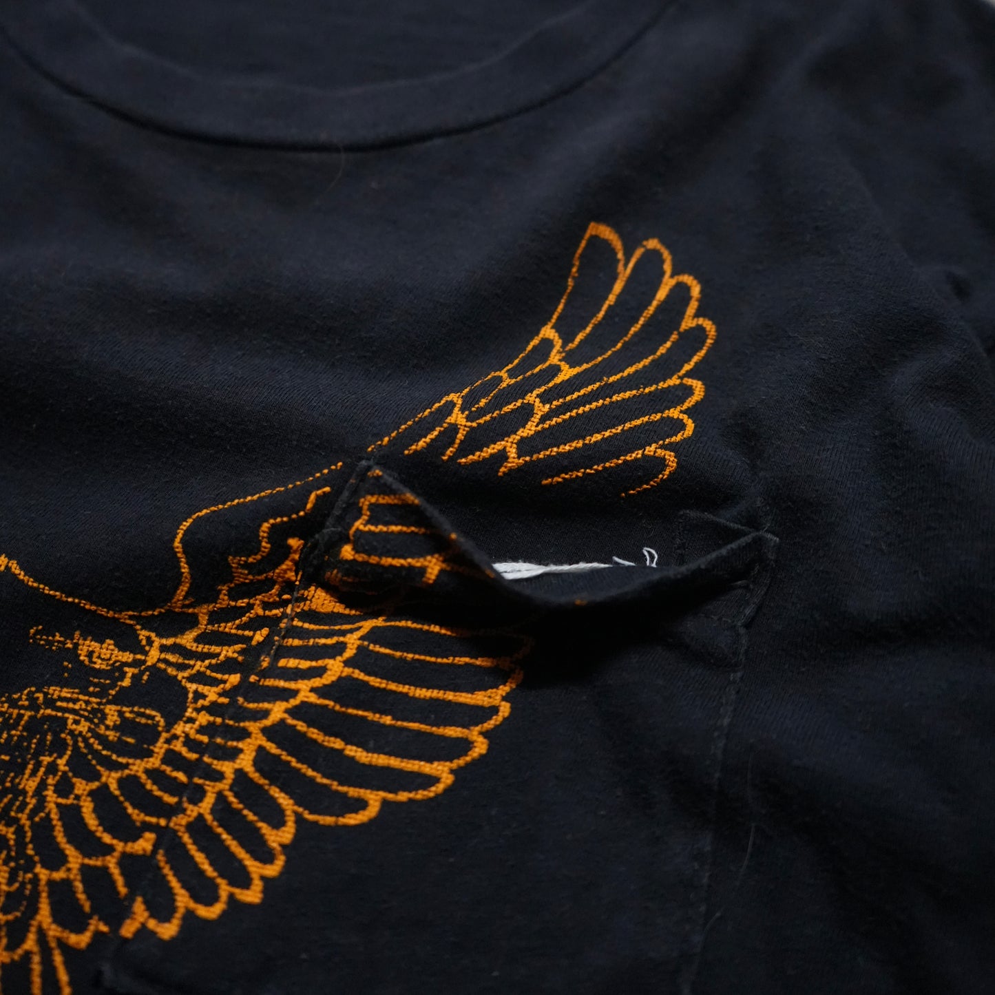 70s harley pocket tee
