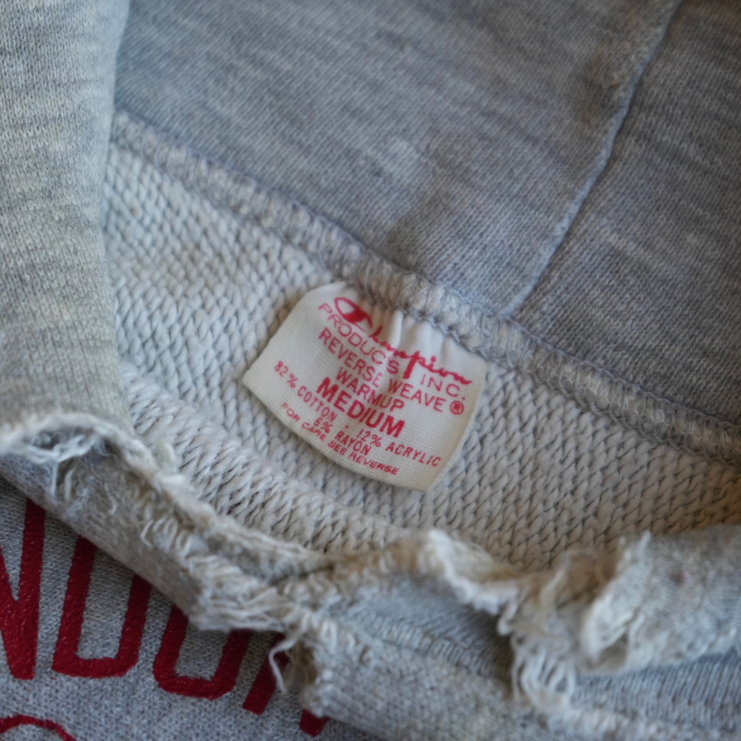 70s champion reverse weave hoodie