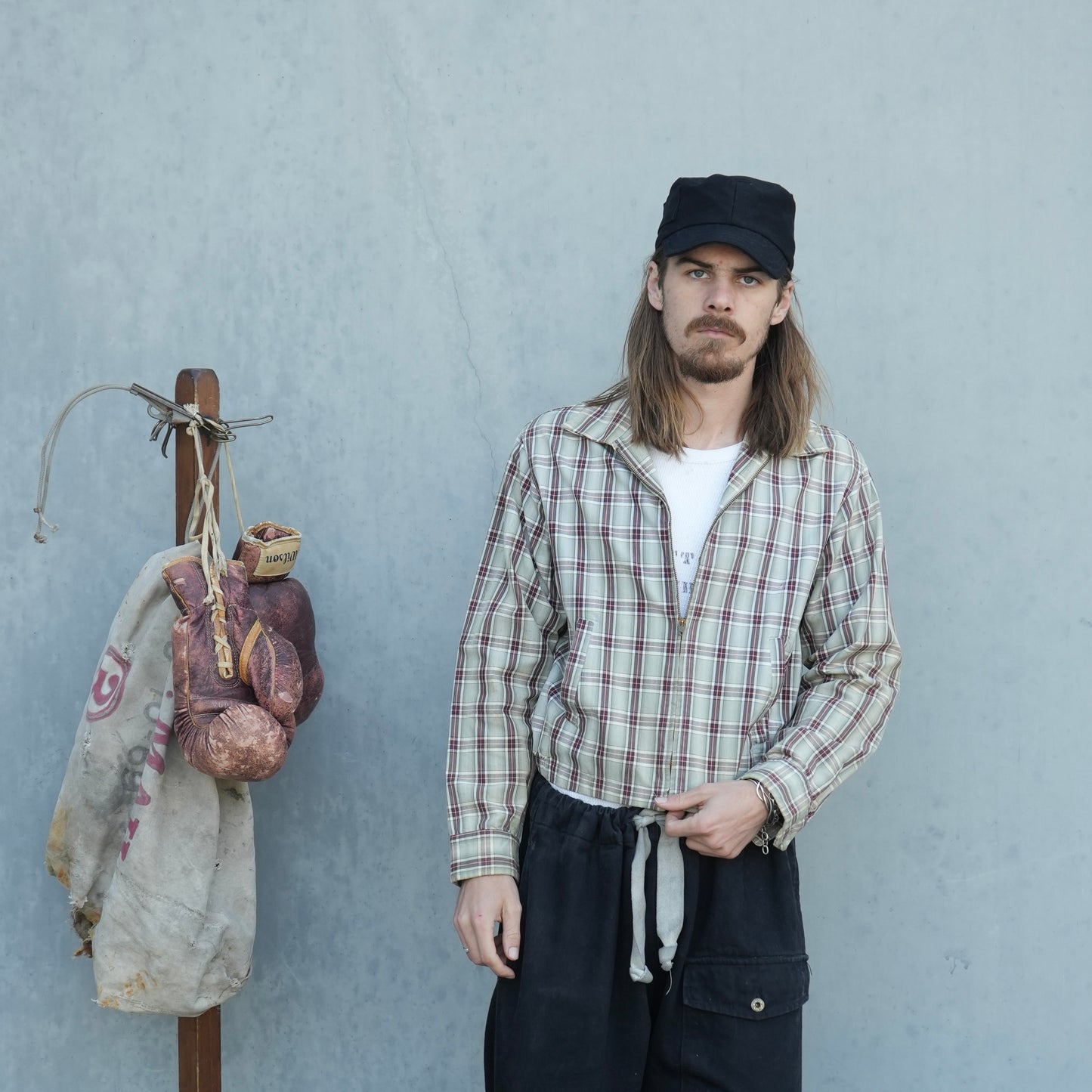 50s pennys plaid cotton jacket